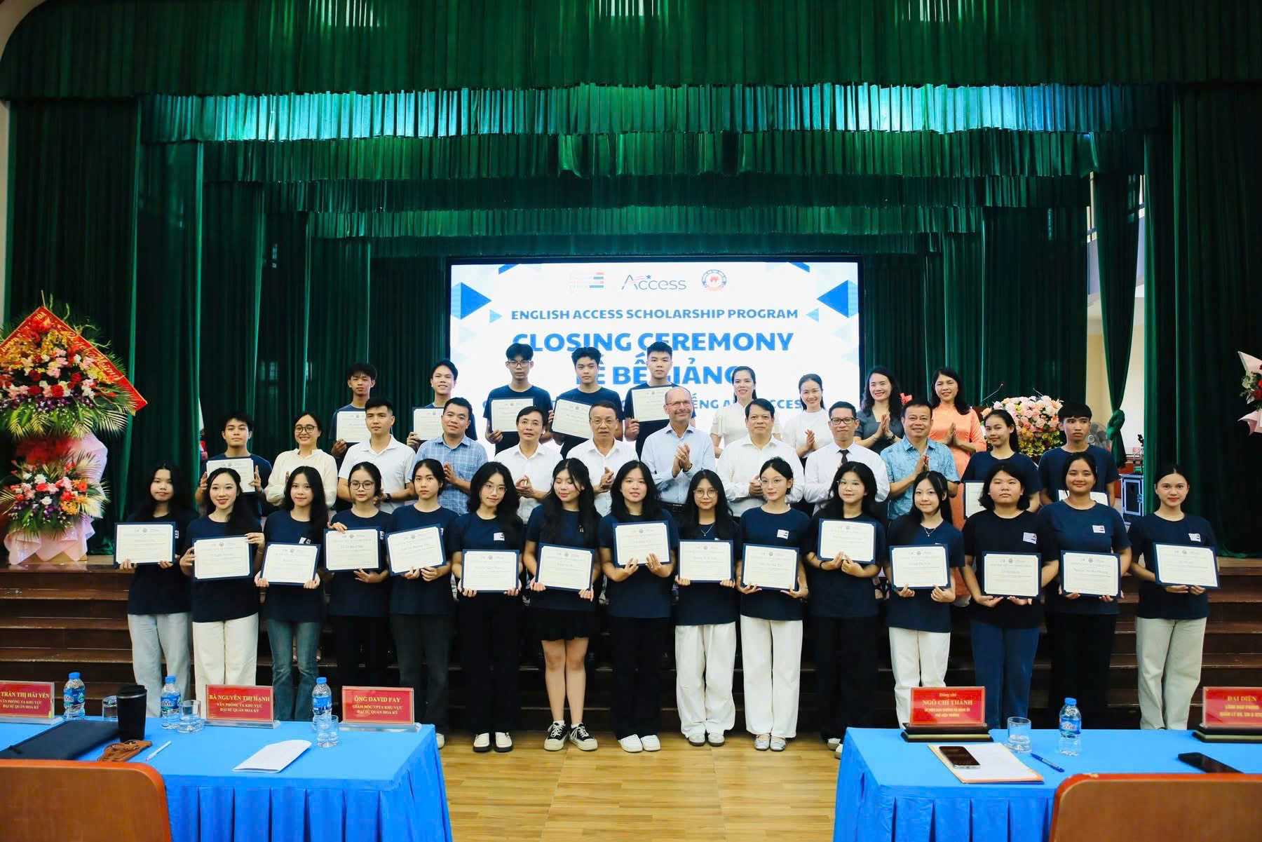 BẾ GIẢNG CHƯƠNG TRÌNH HỌC BỔNG TIẾNG ANH ACCESS, KHOÁ HỌC 2023-2025